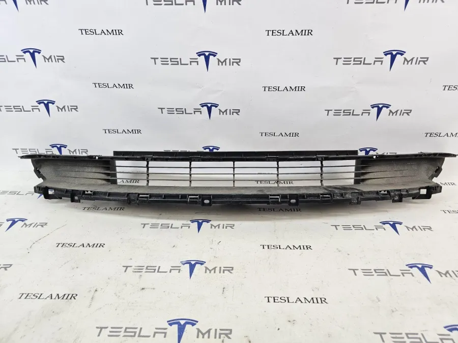 Решетка гриль декоративная основного радиатора (передний бампер) Tesla Model 3 2025 — фото 1