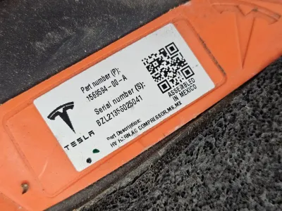 Компрессор кондиционера Tesla Model S 2022 — фото 2