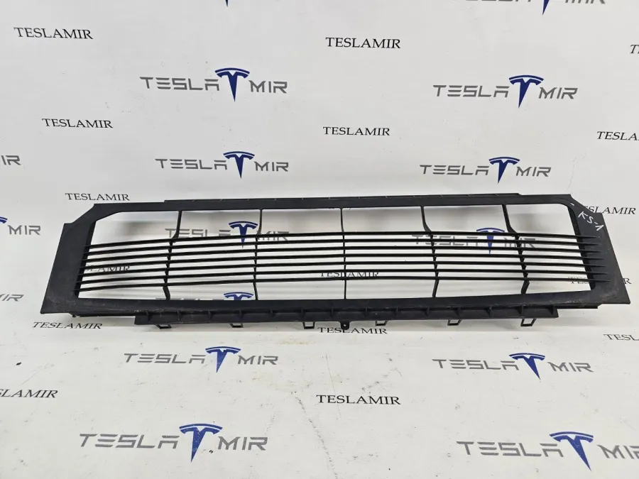 Решетка гриль декоративная основного радиатора (передний бампер) Tesla Model S 2018 — фото 1