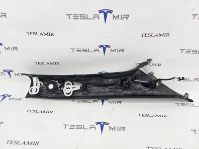 Накладка декоративная стойки А внутренняя левая верхняя Tesla Model S 2022 — фото 2