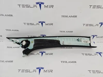 Накладка декоративная стойки А внутренняя левая верхняя Tesla Model S 2018 — фото 2