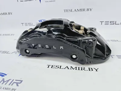 Суппорт тормозной передний левый Tesla Model S 2022 — фото 2