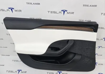 Обшивка двери передней левой Tesla Model S 2022 — фото 3