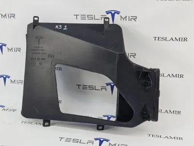 Воздуховод (дефлектор) радиатора (лопух) правый Tesla Model S 2018