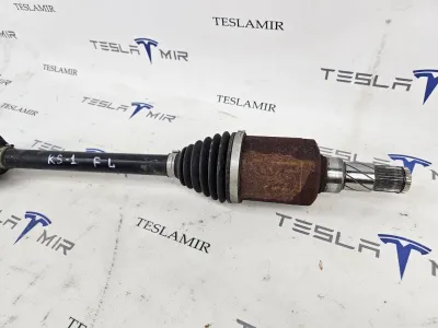 Полуось (приводной вал, ШРУС) передняя левая Tesla Model S 2018 — фото 3
