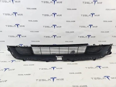 Решетка гриль декоративная основного радиатора (передний бампер) Tesla Model Y 2025
