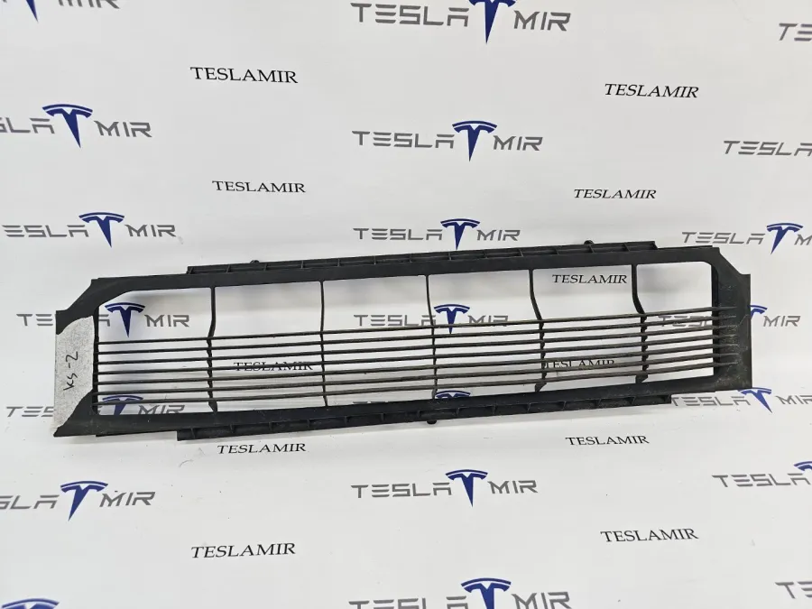 Решетка гриль декоративная основного радиатора (передний бампер) Tesla Model S 2018 — фото 1