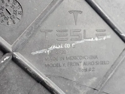 Защита днища передняя Tesla Model 3 2023 — фото 3