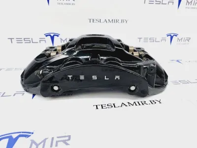 Суппорт тормозной передний левый Tesla Model S 2022 — фото 3