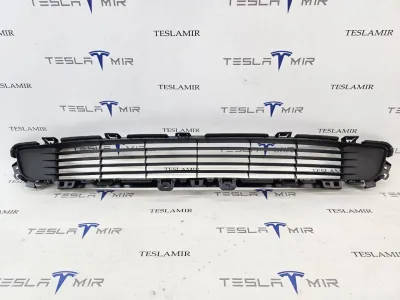 Решетка гриль декоративная основного радиатора (передний бампер) Tesla Model S 2022
