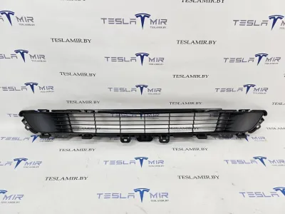Решетка гриль декоративная основного радиатора (передний бампер) Tesla Model Y 2021
