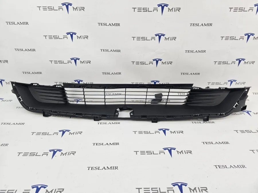 Решетка гриль декоративная основного радиатора (передний бампер) Tesla Model Y 2025 — фото 1