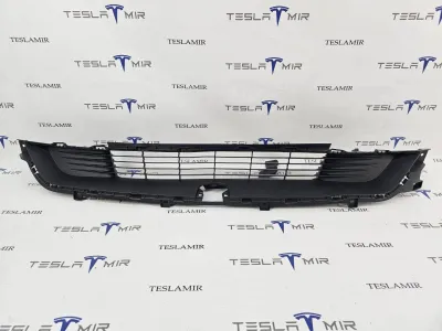 Решетка гриль декоративная основного радиатора (передний бампер) Tesla Model Y 2025