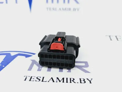 Разъем (фишка) проводки бампера переднего Tesla Model 3 2021 — фото 3