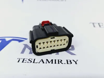Разъем (фишка) проводки бампера переднего Tesla Model 3 2021